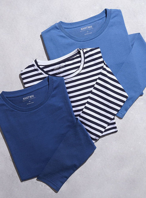 True Blue Long - Sleeve - Khotwh
